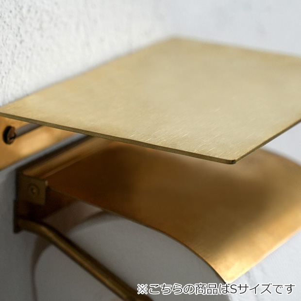 壁掛け飾り　6枚です　真鍮製 AXCIS（アクシス） ＼6/11はポイント10倍／ Brass Plate Shelf L