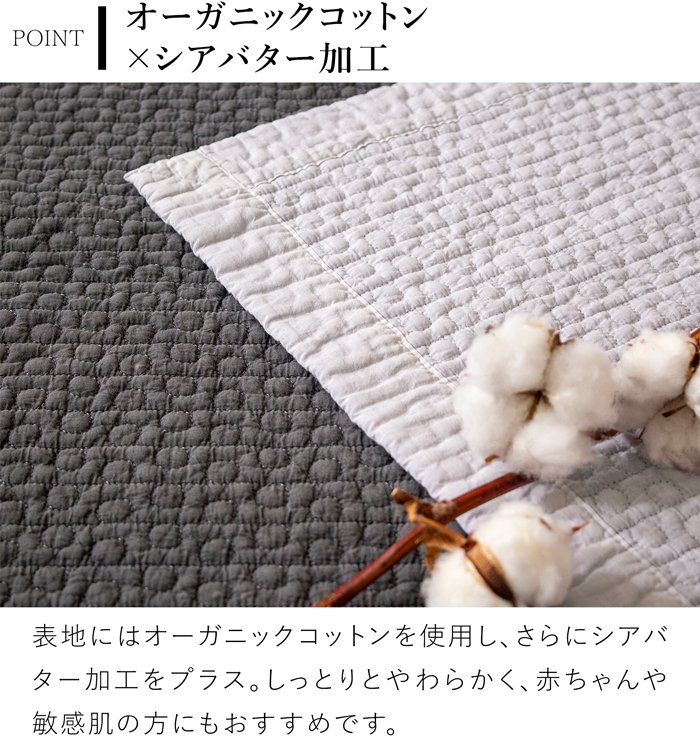 2/27-3/1はP10倍／ ドット イブル キルティングマット 200×200cm