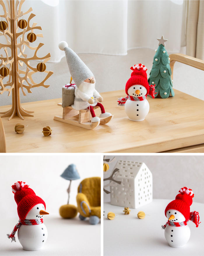 ノルディカニッセ 2025 新作 スノーマン ニット帽 雪だるま NORDIKA