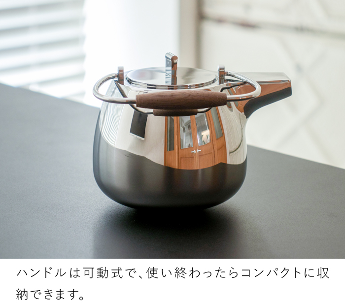 ティーポット ステンレス 急須 500ml ステンレス茶こし 2〜3人用