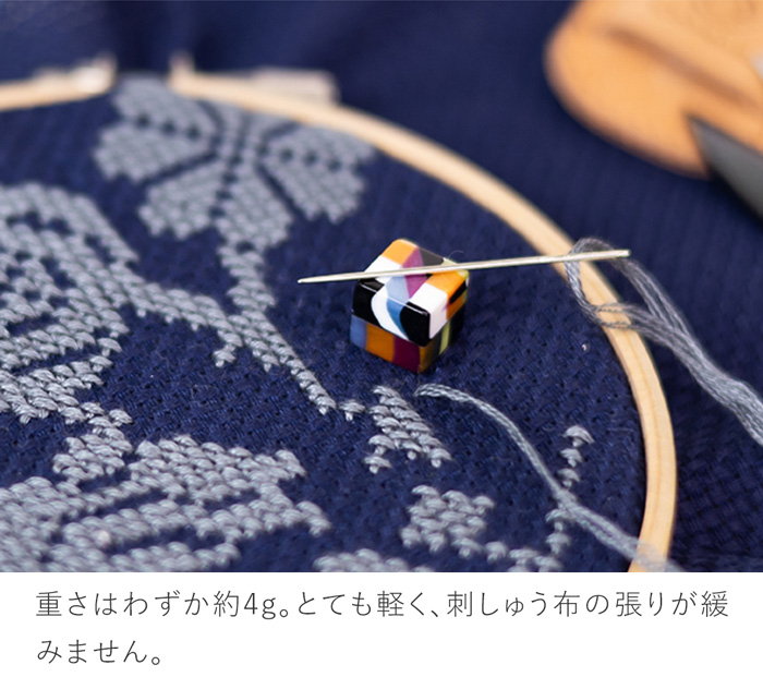 Cohana 鯖江のニードルマインダー 針休め ピンクッション 針山 日本製 Made in Japan コハナ KAWAGUCHI 裁縫道具