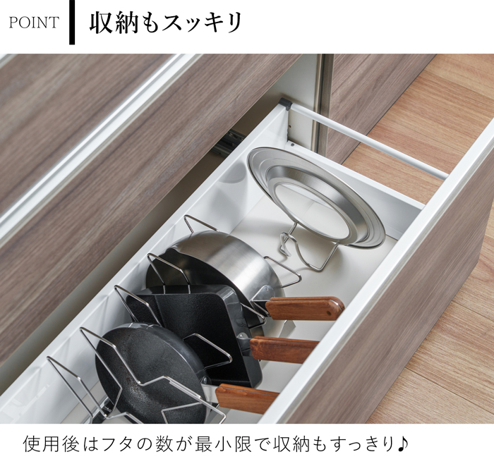 家事問屋 フライパンカバー 18cm 20cm 22cm 3サイズ対応 ステンレス 自立 スタンド付き ガラス窓付き フリーサイズ 日本製 47615