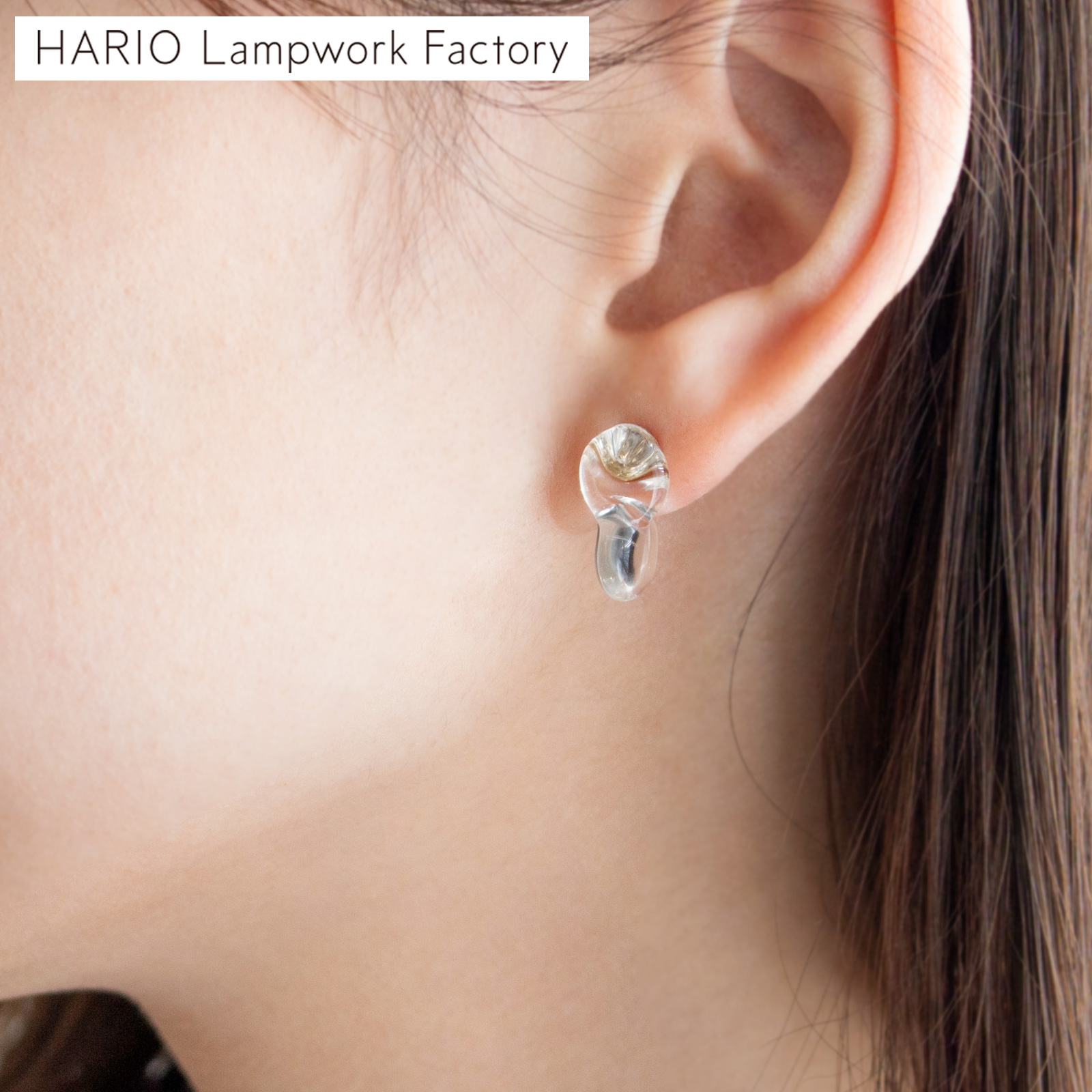 �n���I �o�[�Y���[�Y �s�A�X �|�C���g �~�j �N���A �K���X�� ���Ԃ� HARIO Lampwork Factory ���� ���{�� BIRDS�f WORDS