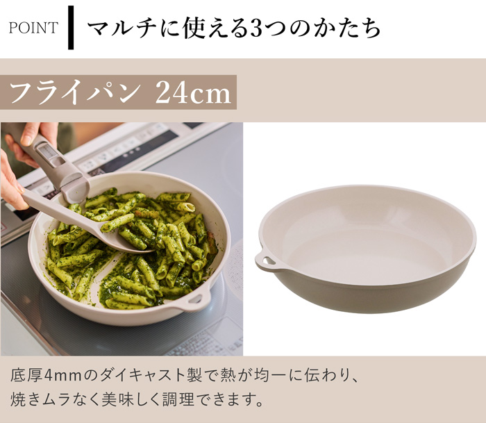 SONOMA フライパン 5点セット 特典付 SONOMA ベーシック 5点セット ソノマ フライパン 鍋 20cm 24cm