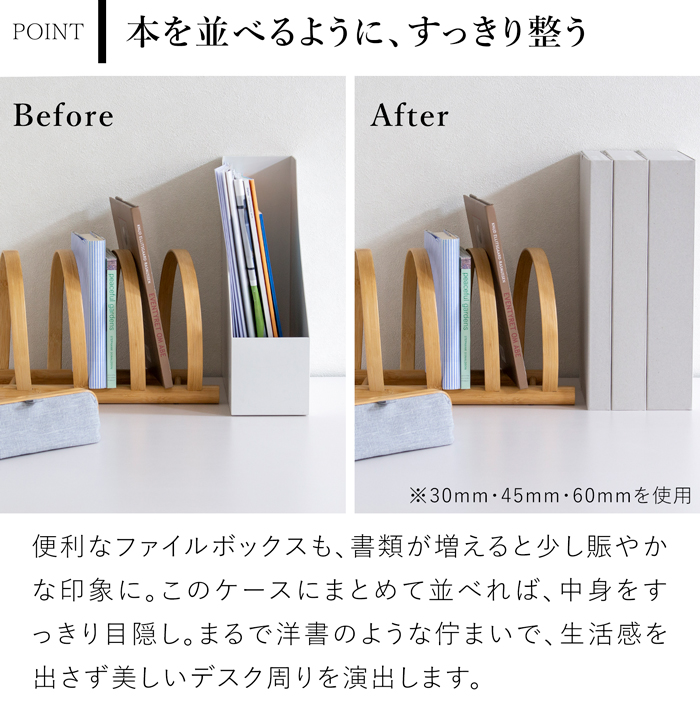 一新堂 ドキュメントケース 厚さ30mm A4 3冊セット チップボール マグネット 書類収納 書類ケース デスク収納 持ち運び 日本製