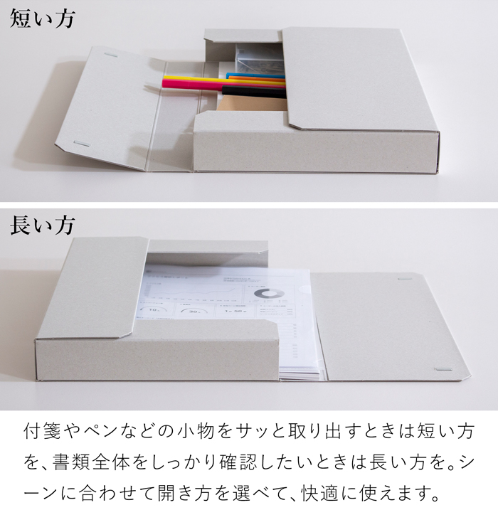 一新堂 ドキュメントケース 厚さ45mm A4 3冊セット チップボール マグネット 書類収納 書類ケース デスク収納 持ち運び 日本製
