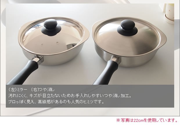 柳宗理 ＼8/5はポイント10倍／ 柳宗理 片手鍋 ステンレス (18cm・ふた