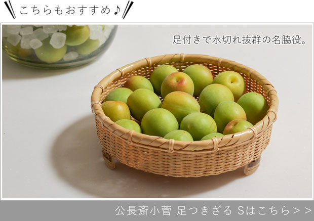 公長斎小菅 足つきざるS
