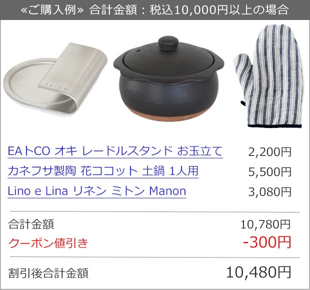 ご購入例：10000円
