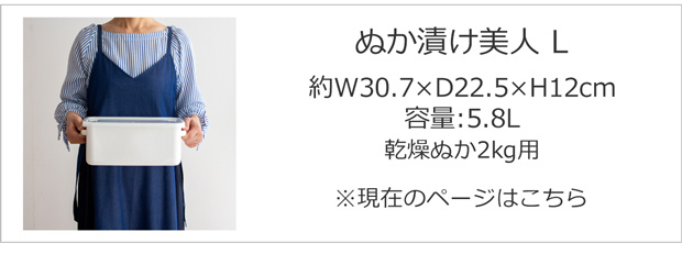 ぬか漬け美人 L