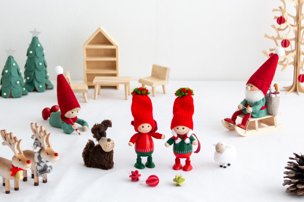 クーポン対象 12/16 10:59まで] ノルディカニッセ ツインズ 赤い