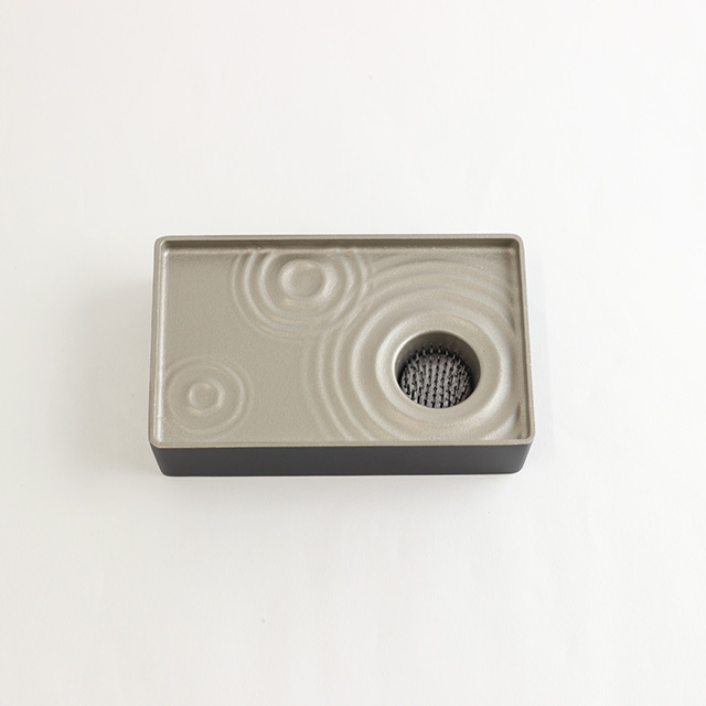 naft 雫影 しずか 水盤 S(花器 おしゃれ 生け花 剣山 和モダン 生花