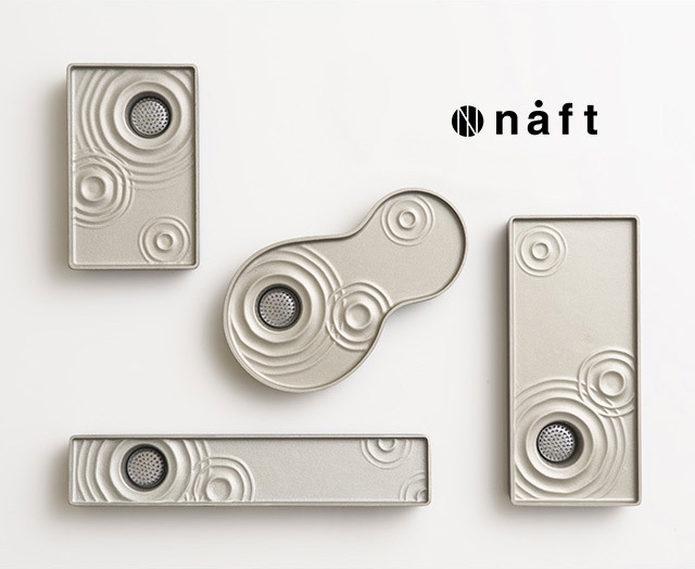 naft 雫影 しずか 水盤 SLIM(花器 おしゃれ 生け花 剣山 和モダン 生花