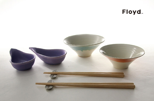 『一富士二鷹三茄子』飯碗セット　限定作家物 Amazon.co.jp: Floyd (フロイド) 富士山 茶碗 茄子小鉢 箸