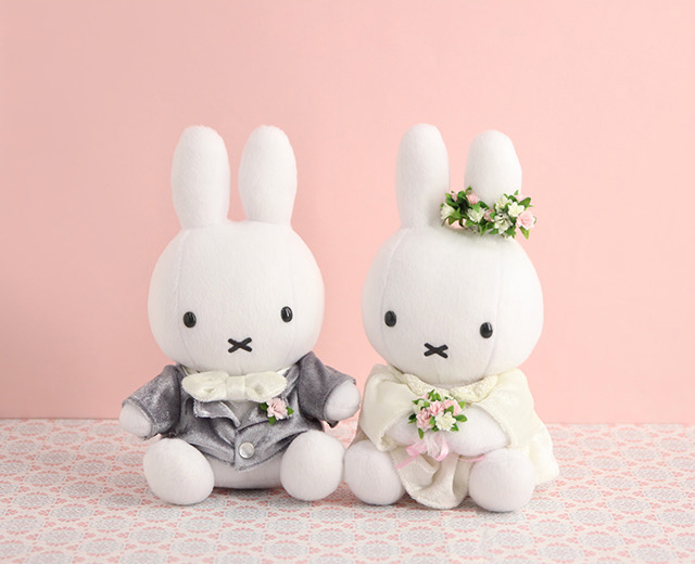 ミッフィー ウェディングドール 669990(ぬいぐるみ 結婚式 受付 うさぎ