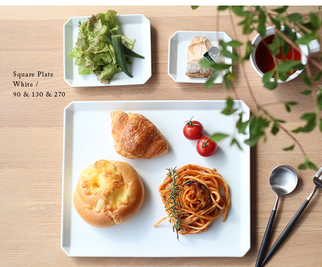 1616 / arita japan 1616/arita japan TY Square Plate White 130(皿