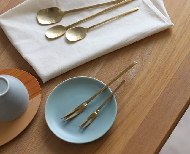 Horn Please MADE BRASS スイーツ フォーク L 303712(カトラリー