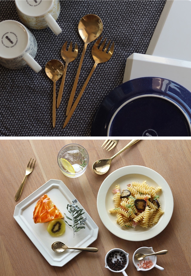 Horn Please MADE BRASS スイーツ フォーク L 303712(カトラリー