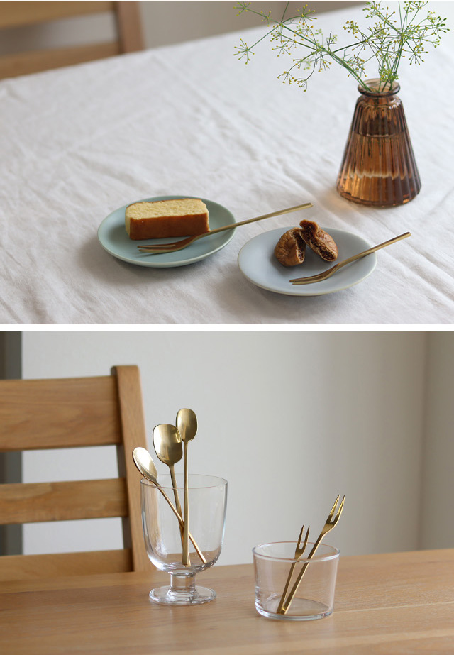 Horn Please MADE BRASS スイーツ フォーク L 303712(カトラリー