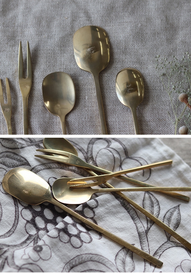 Horn Please MADE BRASS ミール スプーン L 308559(カトラリー