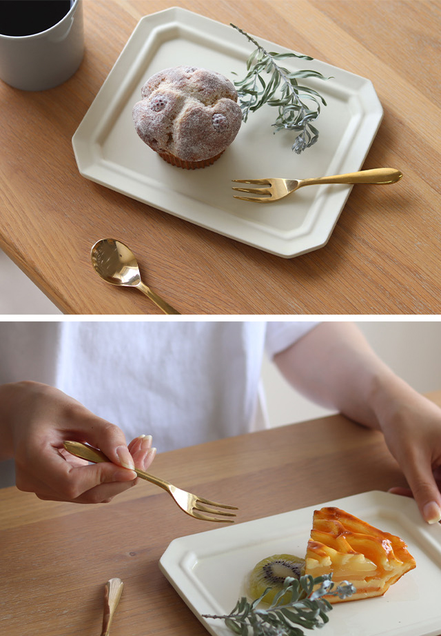 Horn Please MADE ブラス デザートフォーク 305535(カトラリー