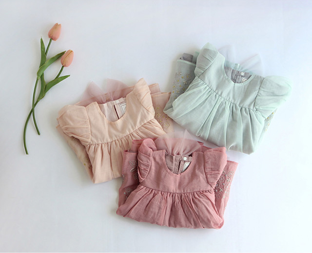 coto cotte Lilyドレス あじさい刺繍 722-361020(ワンピース