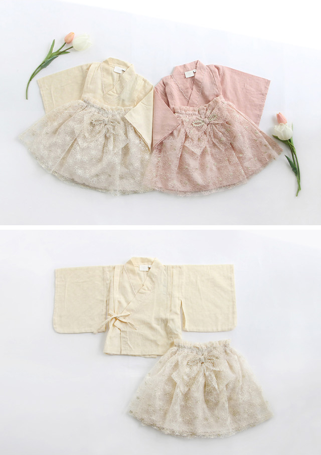 coto cotte ドレッシー袴セット 722-352232(袴 ベビー 女
