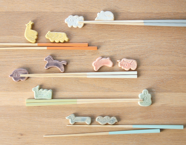 十二支 箸置き(はしおき 陶器 干支 おしゃれ かわいい 和 正月 和食器