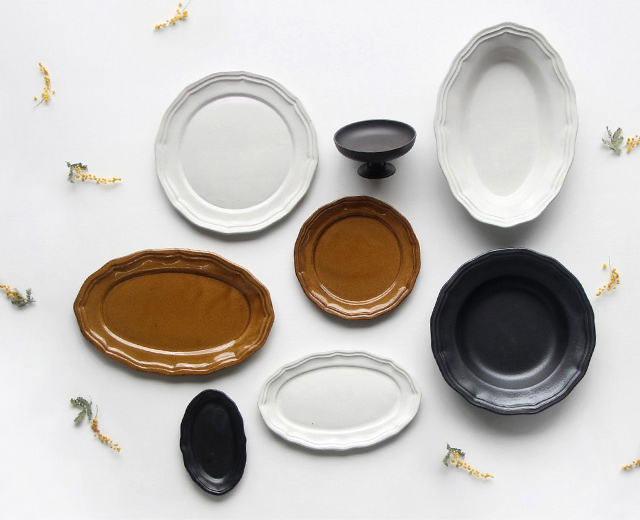 LA MOISSON ビストロ オーバルプレート 16cm(プレート リム おしゃれ