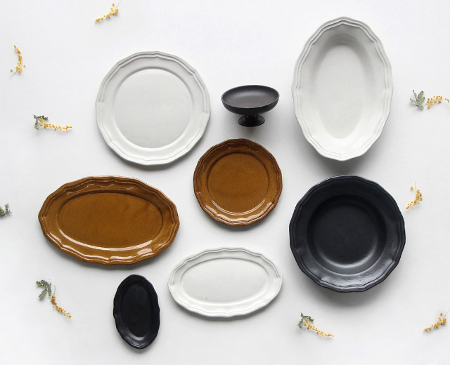 LA MOISSON ビストロ オーバルプレート 24cm(プレート リム おしゃれ