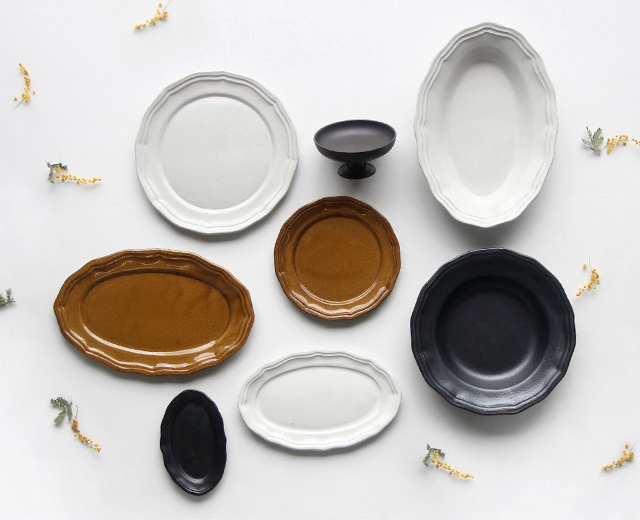 LA MOISSON ビストロ オーバルプレート 29cm(プレート リム おしゃれ