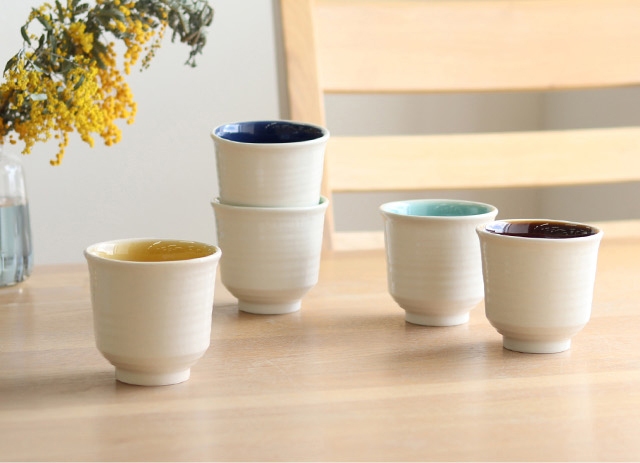 m.m.d. m.m.d. true colors line すずらん湯呑み(湯呑み おしゃれ 来客