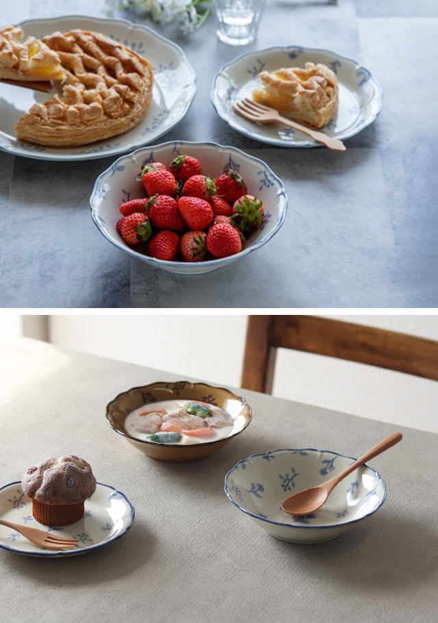 ウッド＆サンズ エノク ヴィンテージ 深皿/ボウル 6点セット CDF etendue エテルニテ ボウル(食器 深皿 おしゃれ 一人暮らし 器