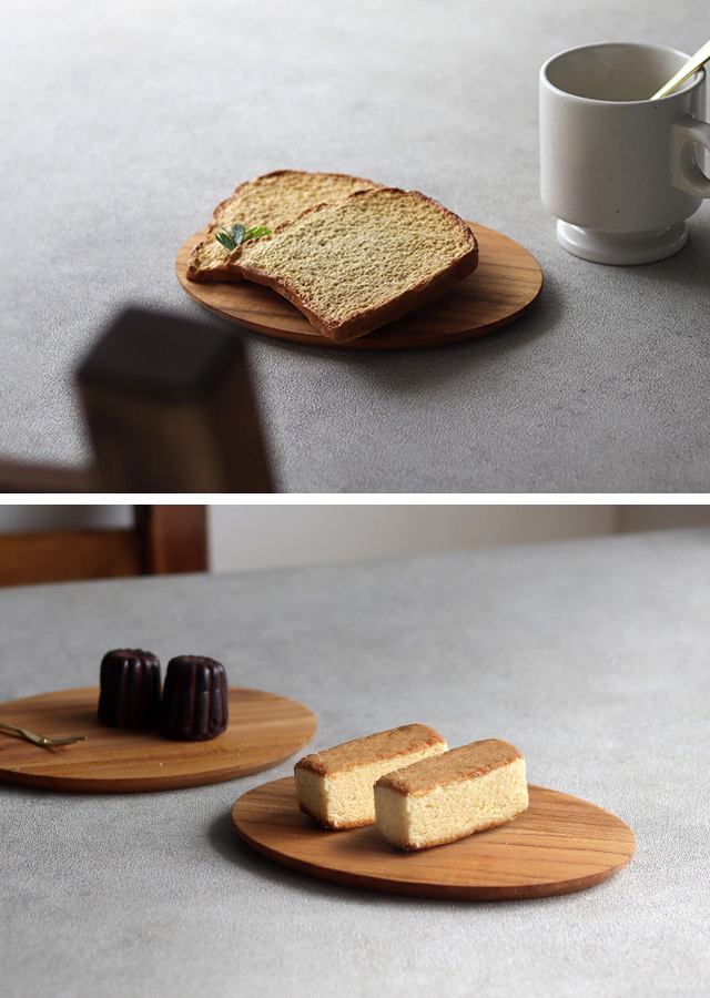 木製皿　プレートな　手作り　3枚　訳ありエスプレッソカップ2個 teine チーク オーバルトレー 18×13cm(プレート 皿 木製 トレー