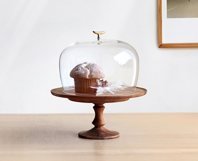 shesay リューズガラス ガラスドーム L 108252(ケーキドーム ケーキ