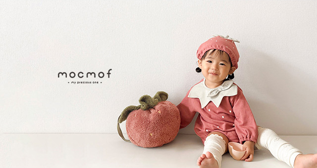 mocmof（モクモフ） 苺ロンパース＆帽子なりきりセット 622-650025