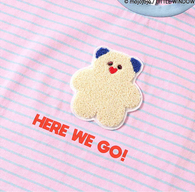 BREEZE（ブリーズ） BREEZE mojojojo ワッペンTシャツ J207436(Tシャツ