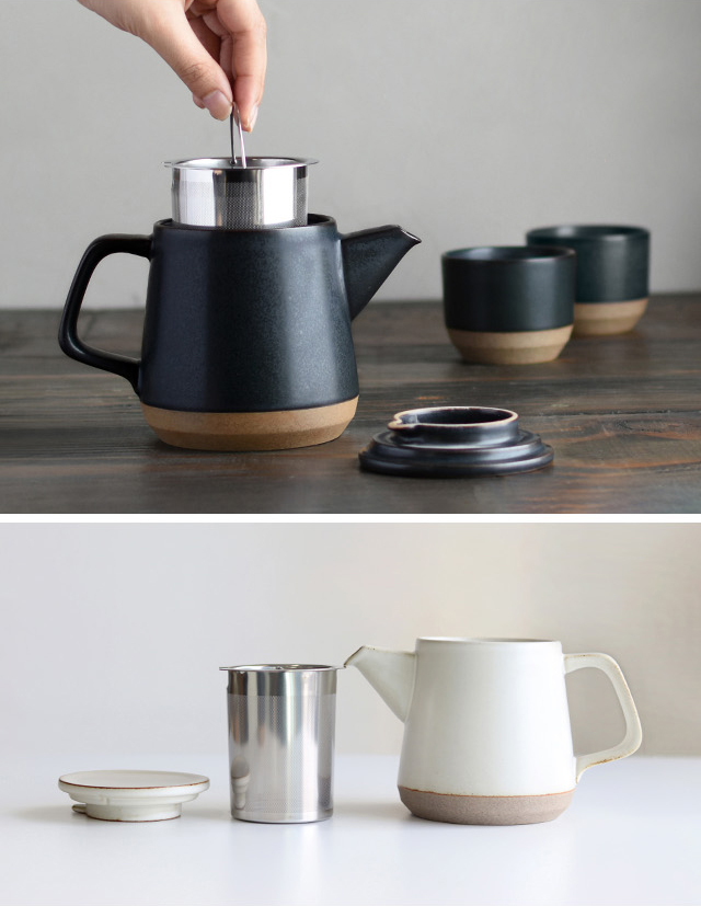 KINTO キントー セラミックラボ ティーポット＆カップ＋kontex コン