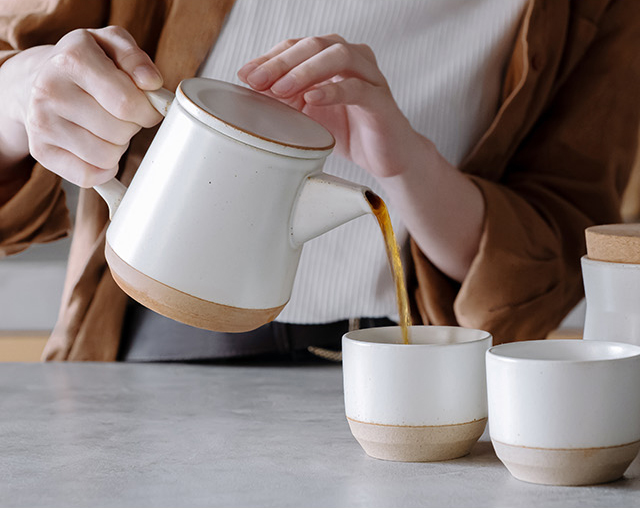 KINTO キントー セラミックラボ ティーポット＆カップ＋kontex コン