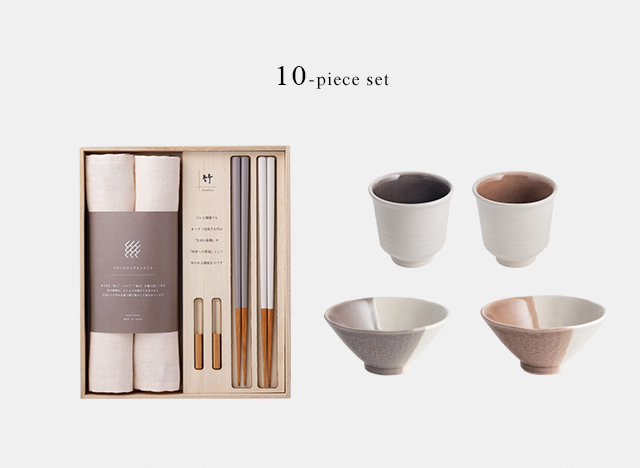 CLASEEK SOZAI Gift＋m.m.d. marriage colors line 茶碗＆湯呑みセット