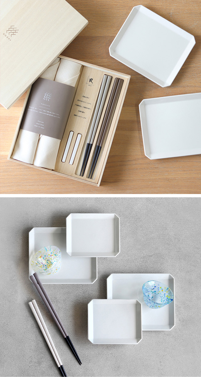 CLASEEK SOZAI Gift＋m.m.d. marriage colors line 茶碗＆湯呑みセット