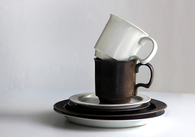 CHIPS ANCIENT POTTERY Mug cup＆Plate S＆Lセット(結婚祝い