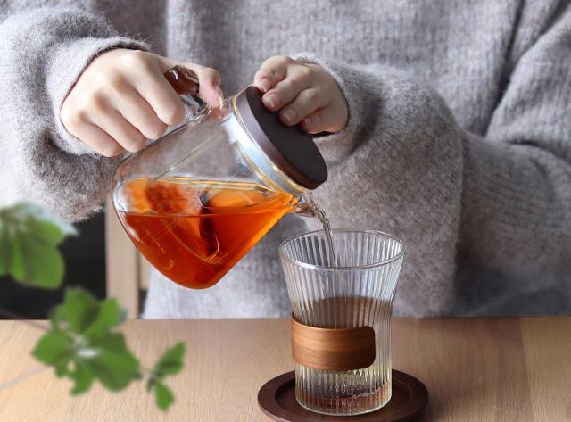 ジェジュン ポット&カップ♪ 新品・未使用 a.depeche noon アデペシュ ヌーン ティーポット シェイプ＆カップ