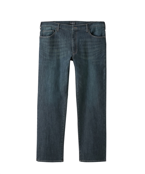 ニッセン デニムパンツ 裏フリース ストレッチ 97-120cm 大きい