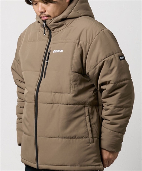 OUTDOOR PRODUCTS アウター 中綿ブルゾン フード付き 大きいサイズ 