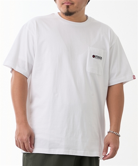OUTDOOR PRODUCTS Tシャツ 半袖 綿100％ ワンポイント刺繍
