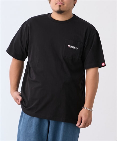 OUTDOOR PRODUCTS Tシャツ 半袖 綿100％ ワンポイント刺繍