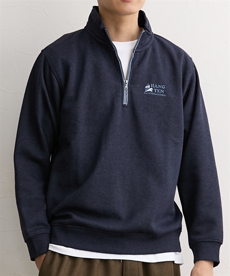 おざぴん　まとめ売り　2点　ガヴ トレーナー　ロンT HANGTEN（ハンテン） ハーフジップトレーナー 裏起毛 ワンポイント M