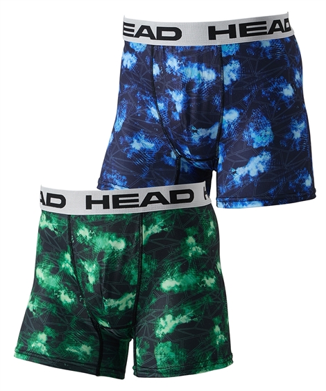 HEAD（ヘッド） ボクサーパンツ ストレッチ 前閉じ 2枚組 M-3L 大きい