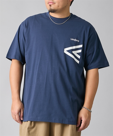 umbro（アンブロ） Tシャツ 半袖 綿100％ バックプリント 半袖Tシャツ